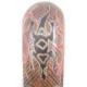 Masque Africain en bois 50cm motif Gecko.