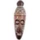 Petit masque 30cm en bois sculpté à la main