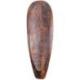 Masque africain motif tribal - Décoration artisanale en bois 30cm