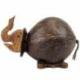 Tirelire éléphant en noix de coco Tirelire éléphant en noix de coco