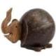 Tirelire éléphant en noix de coco Tirelire éléphant en noix de coco