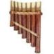 Flûte de Pan en bambou - 7 tubes