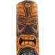Statuette Tiki 40cm en bois massif sculpté et peint à la main