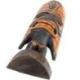 Statuette Tiki 40cm en bois massif sculpté et peint à la main