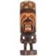 Statuette Tiki 40cm bois massif. Fabrication artisanale.