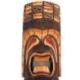 Statuette Tiki 40cm bois massif. Fabrication artisanale.