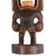 Statuette Tiki 40cm bois massif. Fabrication artisanale.