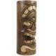 Totem Tiki 25cm, statuette maori en bois exotique