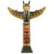 Totem Amérindien 50cm en bois sculpté