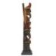 Totem Indien à poser 30cm en bois sculpté et peint à la main