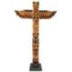 Grand Totem Indien 120cm en Bois Massif - Aigle et Personnages