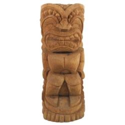 Statue Hawaïenne "Tiki Kane" en bois de Cocotier 50cm