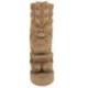 Statue Polynésienne "Tiki Kanaloa" en bois de Cocotier 50cm