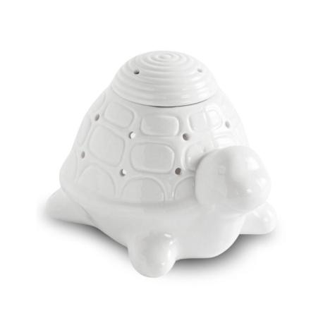 Brûle-parfum Franklin | Tortue en Céramique Blanche