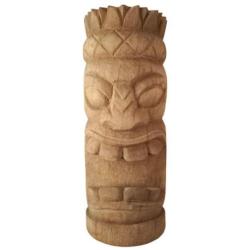 Statue Intérieur / Extérieur "Tiki Panapeo" en bois de Cocotier 50cm