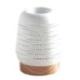 Diffuseur à Chaleur Douce en Céramique Blanche & Bois | Calorya 16