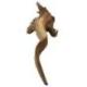 Sculpture Crocodile XL en bois de suar 95cm | Pièce Unique