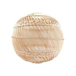 Suspension boule style Scandinave "Smilla" en rotin ⌀35cm