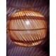 Suspension boule style Scandinave "Smilla" en rotin ⌀35cm