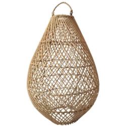 Suspension Scandinave "Svea" en rotin 45x30cm
