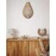 Suspension Scandinave "Svea" en rotin 45x30cm