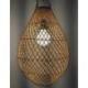 Suspension Scandinave "Svea" en rotin 45x30cm