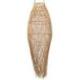 Suspension Boho Chic "Shana" en rotin 25x80cm