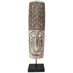 Masque Tribal sur Pied 60cm | Arts Premiers du Timor