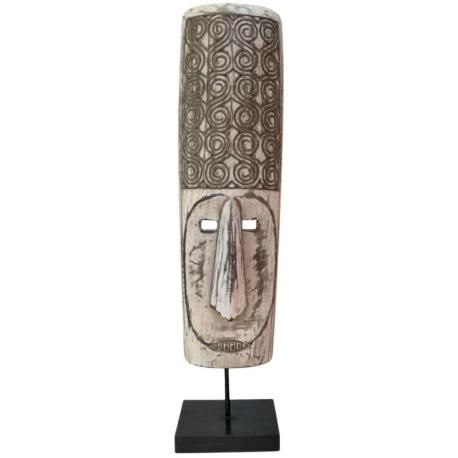 Masque Tribal sur Pied 60cm | Arts Premiers du Timor