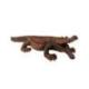 Statue Crocodile XL en bois de suar 103cm | Pièce Unique