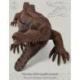 Statue Crocodile XL en bois de suar 100cm