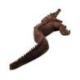 Statue Crocodile XL en bois de suar 103cm | Pièce Unique