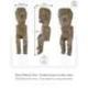 Statue Tribale d'un Villageois assis 42cm | Arts Premiers du Timor