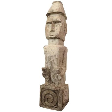 Statue Tribale d'un Villageois 45cm | Arts Premiers du Timor
