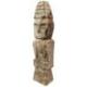 Statuette Tribale en Bois Pétrifié 25cm | Arts Premiers du Timor