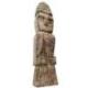 Statuette Tribale en Bois Pétrifié 25cm | Arts Premiers du Timor