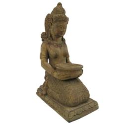 Statue Déesse Lakshmi en Pierre 43cm