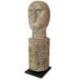 Statuette Tribale Idole en Bois Pétrifié 24cm | Arts Premiers du Timor