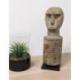Statuette Tribale Idole en Bois Pétrifié 24cm | Arts Premiers du Timor