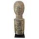Statuette Tribale Idole en Bois Pétrifié 24cm | Arts Premiers du Timor