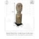 Statuette Tribale Idole en Bois Pétrifié 24cm | Arts Premiers du Timor