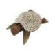 Tortue en Bois & Coquillages Cauris 20cm