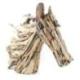 Sculpture Tête de cheval en bois flotté 65X55cm
