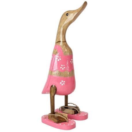 Canard décoratif en bois 35cm |  Bikini Rose & Tongs