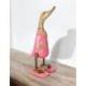 Canard décoratif en bois 35cm |  Bikini Rose & Tongs