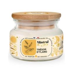 Bougie Parfumée Artisanale "Trésor d'Ylang" 70 heures 300ml | Mistral des Sens