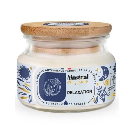 Bougie Parfumée Artisanale "Relaxation" 70 heures 300ml | Mistral des Sens