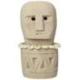 Statuette Ethnique en Pierre et Coquillages 14cm | Artisanat de Sumba