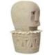 Statuette Ethnique en Pierre et Coquillages 14cm | Artisanat de Sumba