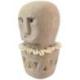 Statuette Ethnique en Pierre et Coquillages 14cm | Artisanat de Sumba